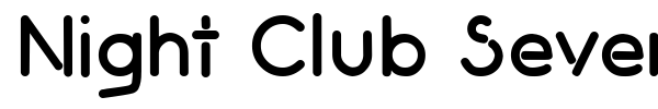 Night Club Seventy font preview